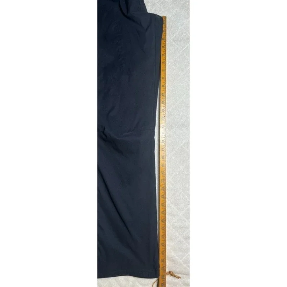 Orvis Mens Sz 36x33 Fleece Lined Tech Pants Outdoor Utility Pockets Navy- 2178